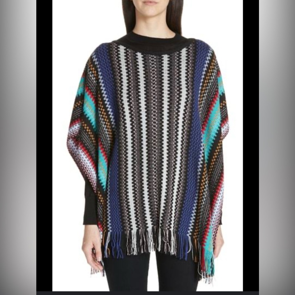 Missoni Knit Poncho